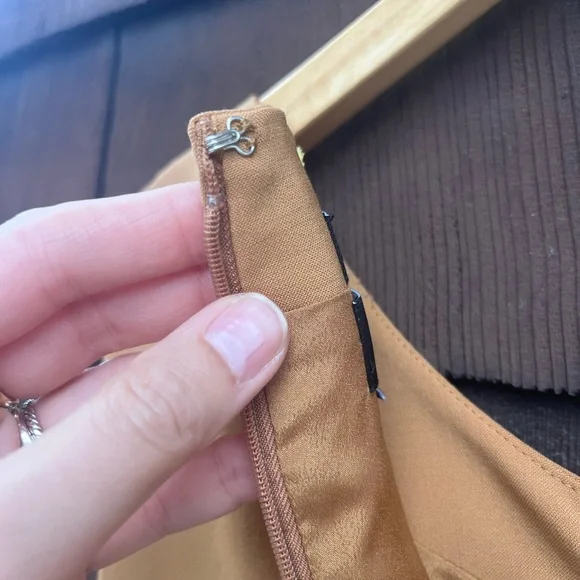 J. Crew Tollegno 1900 Italian wool mini dress • jumper with gold buttons •US 16 - Picture 8 of 8